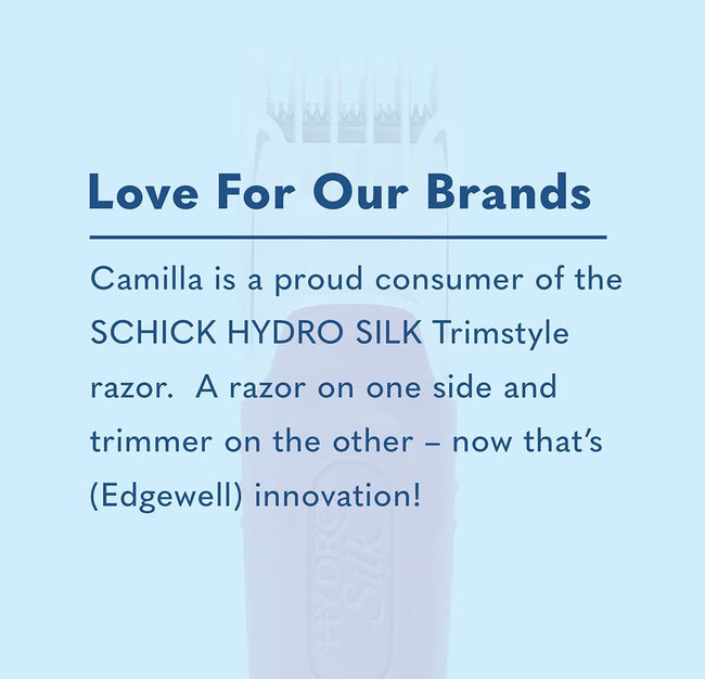 Camilla love for Edgewell brands